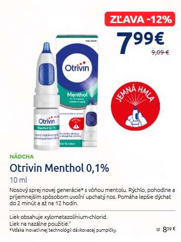 Otrivin Menthol 0,1 %