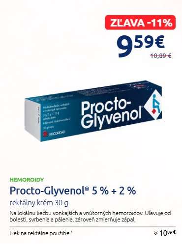 PROCTO-GLYVENOL® 5 % + 2 %