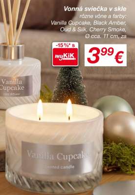 Vonná sviečka v skle