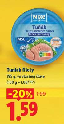 Tuniak filety