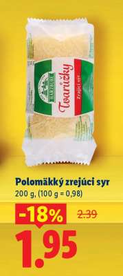 Polomäkký zrejúci syr