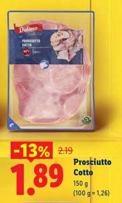Prosciutto cotto