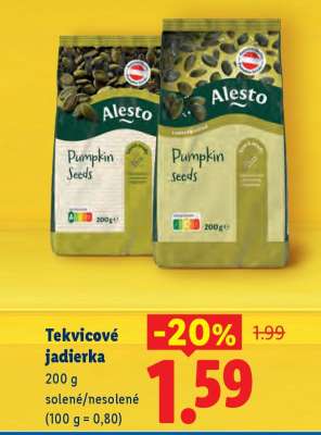 Tekvicové jadierka