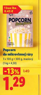 Popcorn do mikrovlnnej rúry