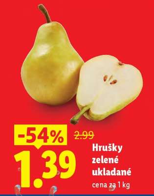 Hrušky zelené ukládané