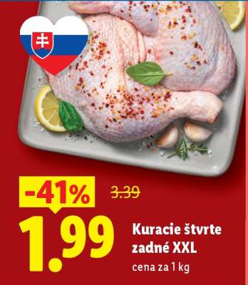 Kuracie štvrte zadné XXL