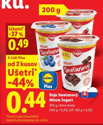 Rajo Smotanový Mňam jogurt