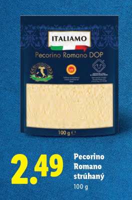Pecorino Romano strúhaný