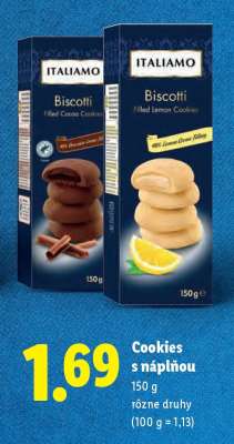 Cookies s náplňou