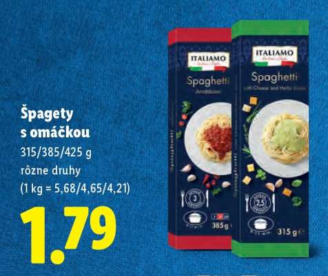 Špagety s omáčkou