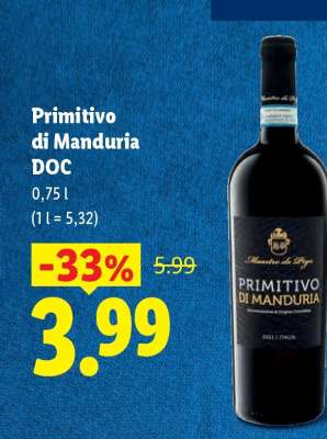 Primitivo di Manduria DOC