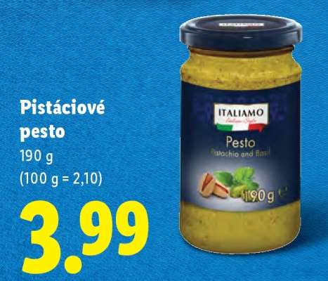 Pistáciové pesto