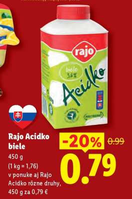 Rajo Acidko biele