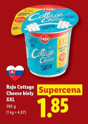 Rajo Cottage Cheese biely XXL
