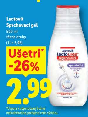 Lactovit Sprchovací gél