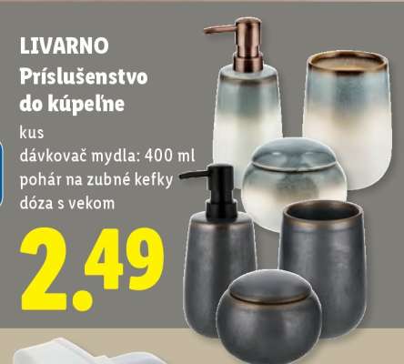 LIVARNO Príslušenstvo do kúpeľne