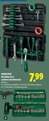 PARKSIDE Skrutkovače/račníové skrutkovače