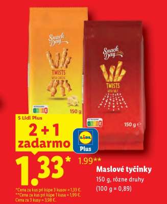 Maslové tyčinky