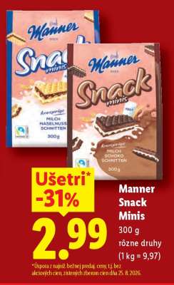 Manner Snack Minis