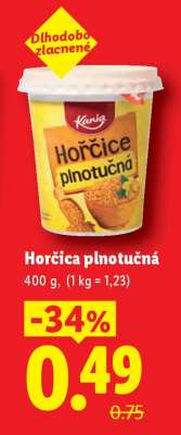 Horčica plnotučná