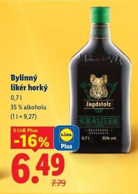 Bylinný likér horký