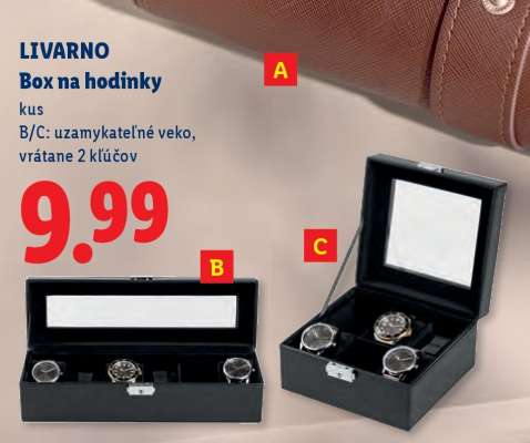 LIVARNO Box na hodinky