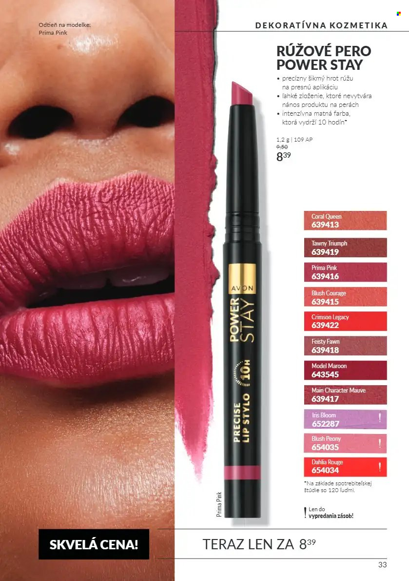 Leták Avon - 1.10.2026 - 31.10.2026. Strana 33