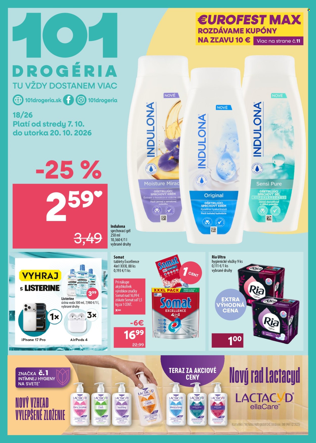 Leták 101 Drogerie - 7.10.2026 - 20.10.2026. Strana 1