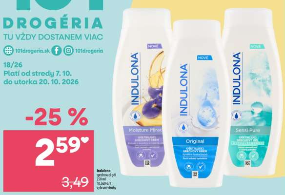 Indulona sprchovací gél