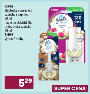 Glade elektrický osviežovač vzduchu s náplňou