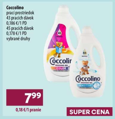Coccolino prací prostriedok