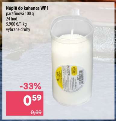 Náplň do kahanca WP1