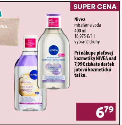Nivea micelárna voda