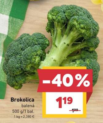 Brokolica balená