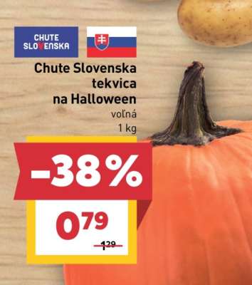 Chute Slovenska tekvica na Halloween