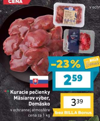 Kuracie pečienky Mäsiarov výber, Domäsko