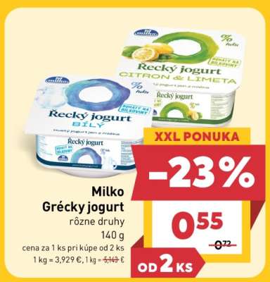 Milko Grécky jogurt