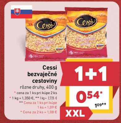 Cessi bezvaječné cestoviny