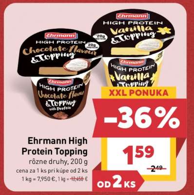 Ehrmann High Protein Topping