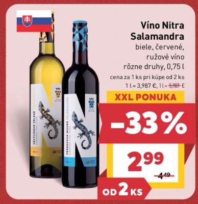 Víno Nitra Salamandra