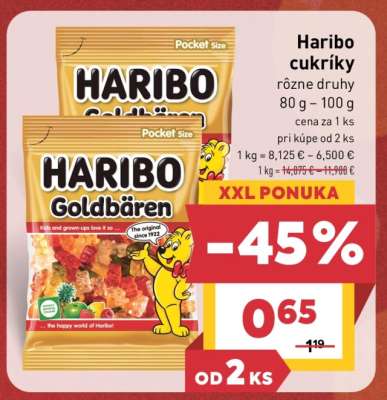 HARIBO CUKRÍKY