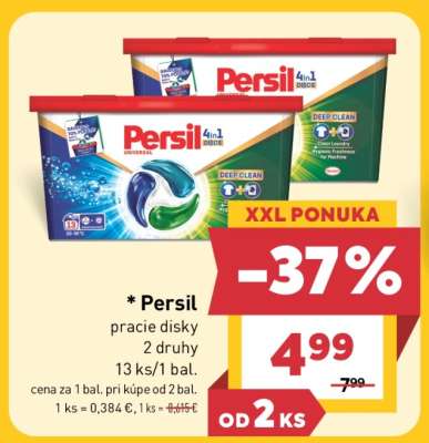 Persil pracie disky