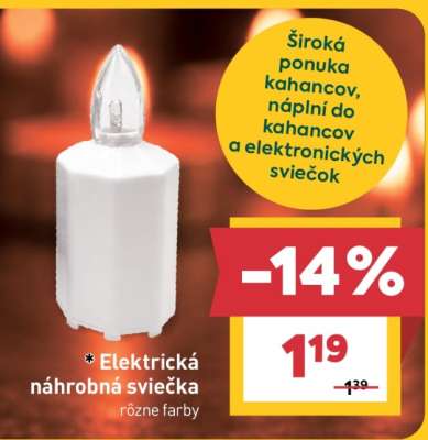 Elektrická náhrobná sviečka