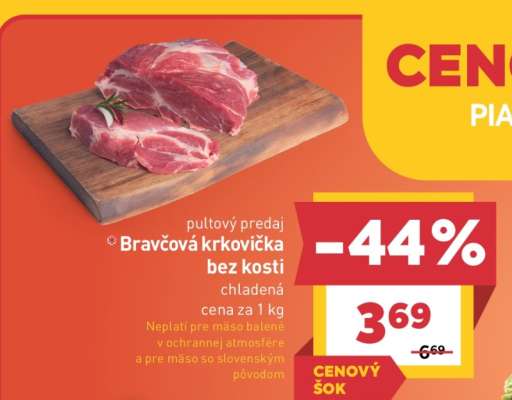 Bravčová krkovička bez kosti