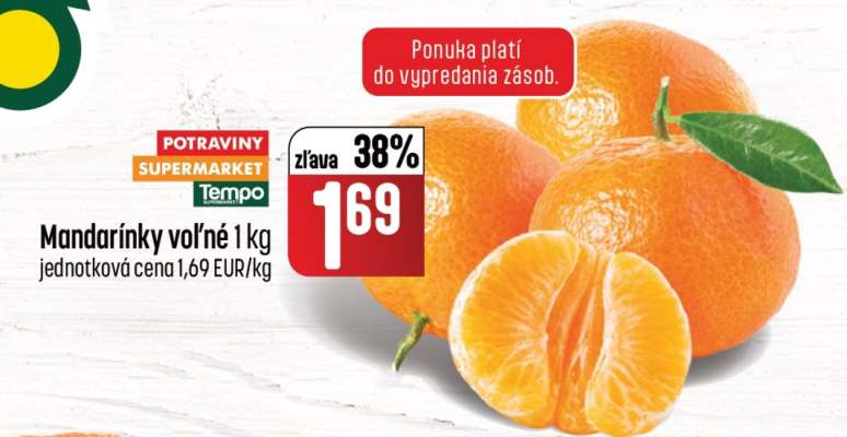Mandarínky voľné 1 kg