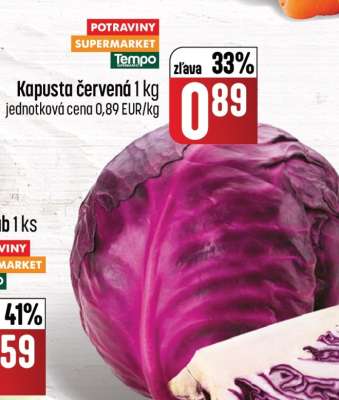 Kapusta červená 1 kg