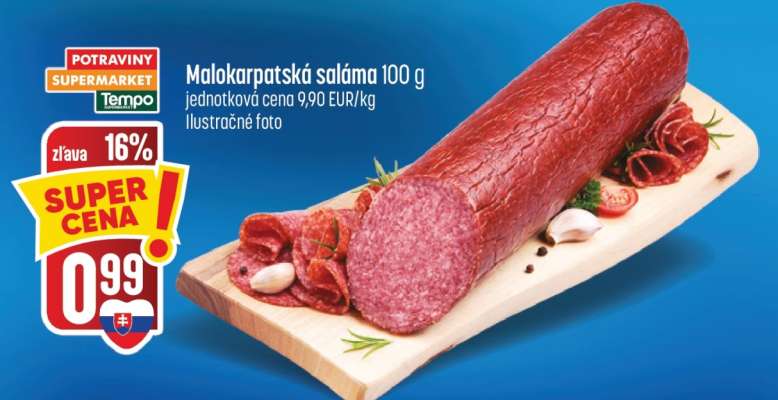 Malokarpatská saláma 100 g