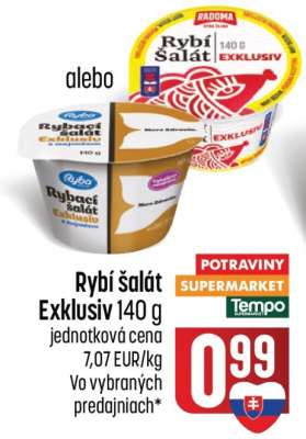 Rybí šalát Exklusiv 140 g