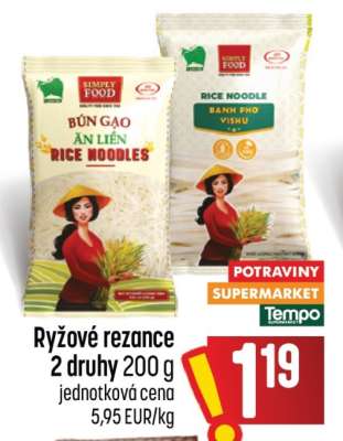 Ryžové rezance