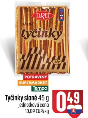 Tyčinky slané 45 g